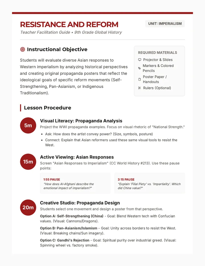 Asian Responses Teacher Guide