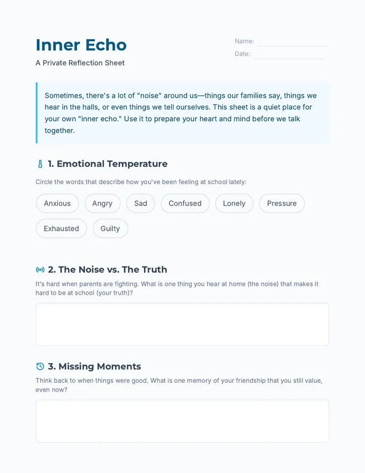 Inner Echo Reflection Sheet