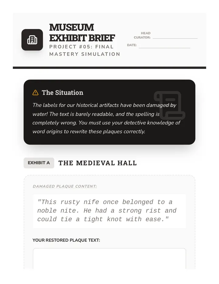 Museum Exhibit Brief