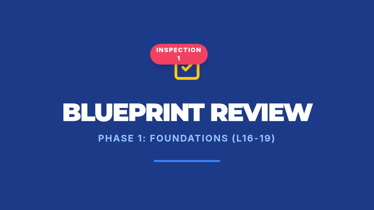 Inspection Review Slides