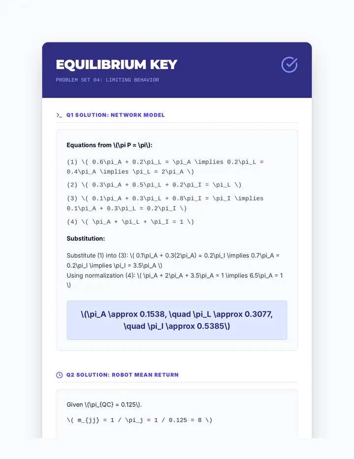 Equilibrium Key