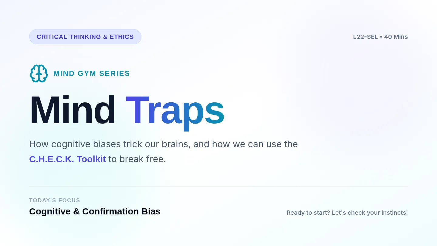 Mind Traps Slides