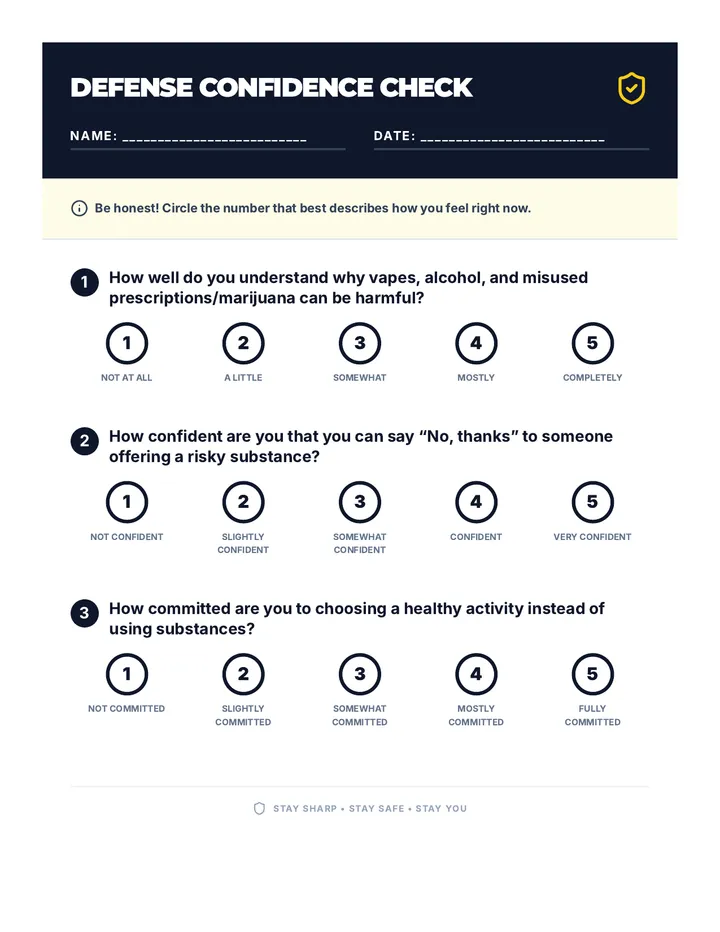 Confidence Check Quiz