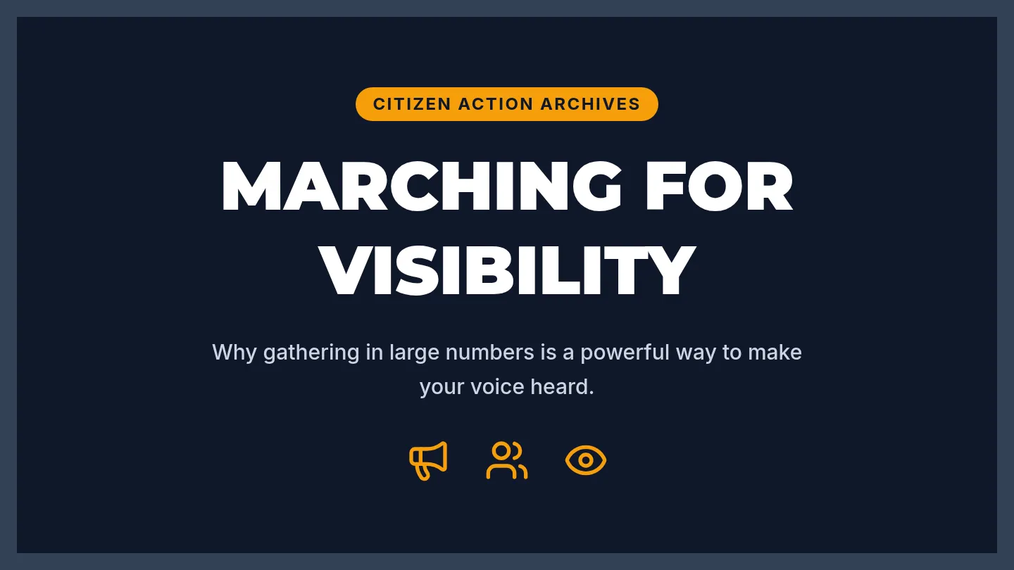 Marching for Visibility Slides