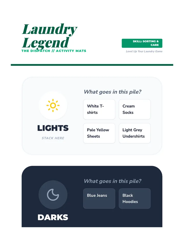 Laundry Legend Activity