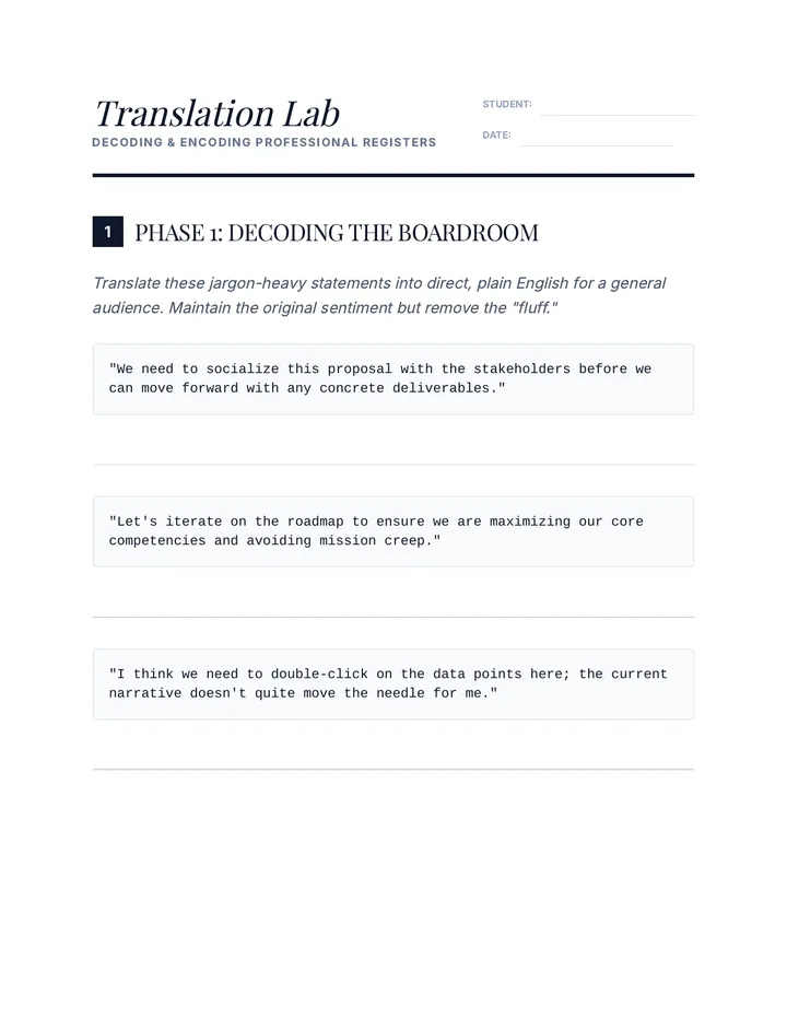 Memo Translation Lab