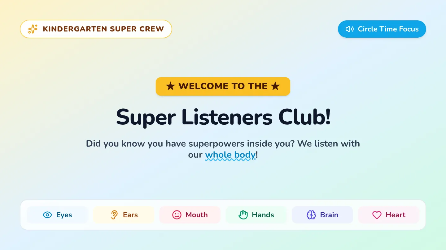 Super Listeners Slides