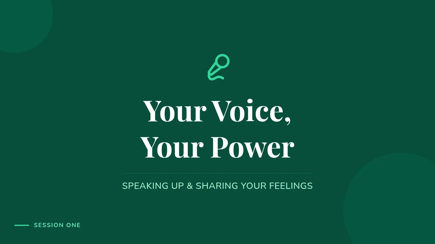 Your Voice Slide Deck Presentation