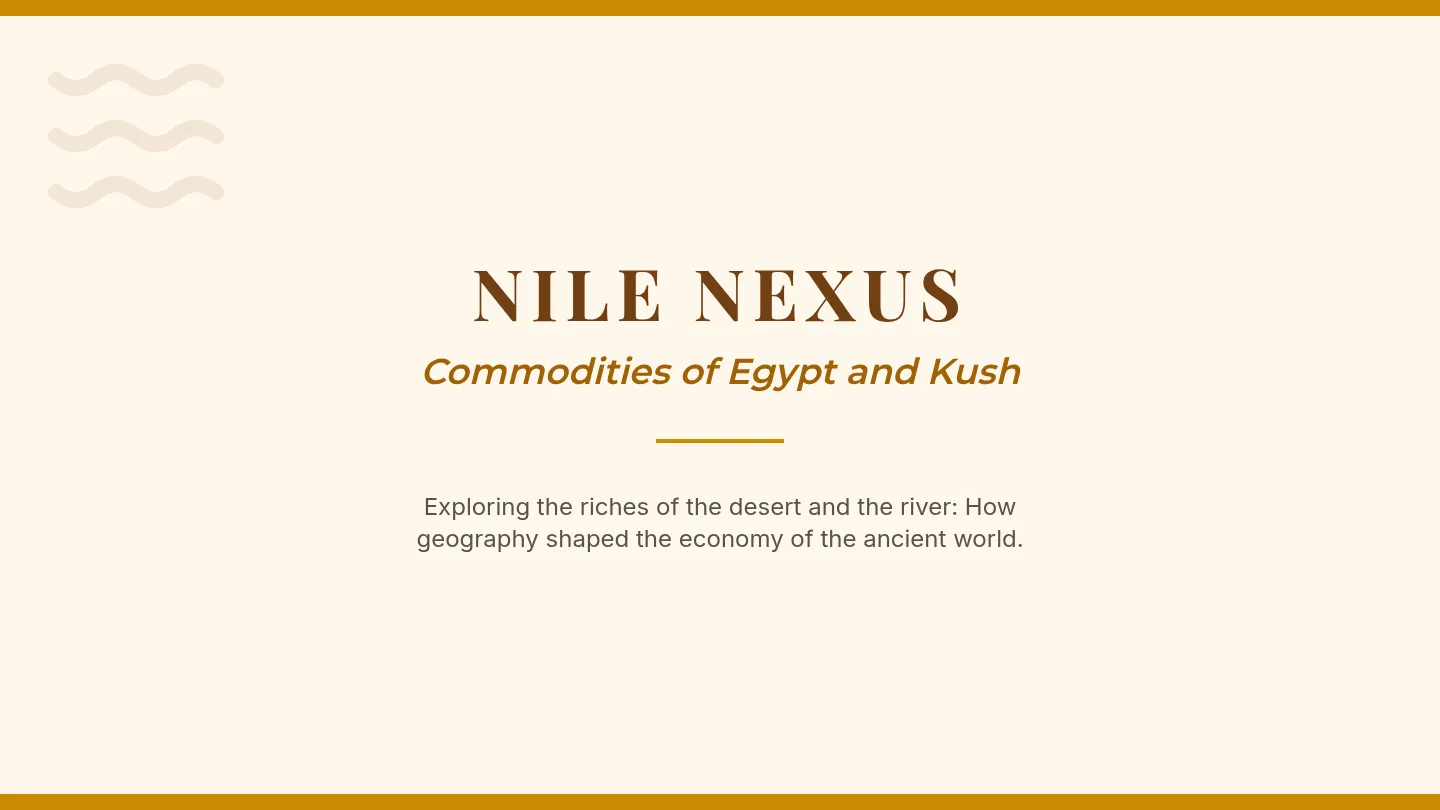 Nile Nexus Slides