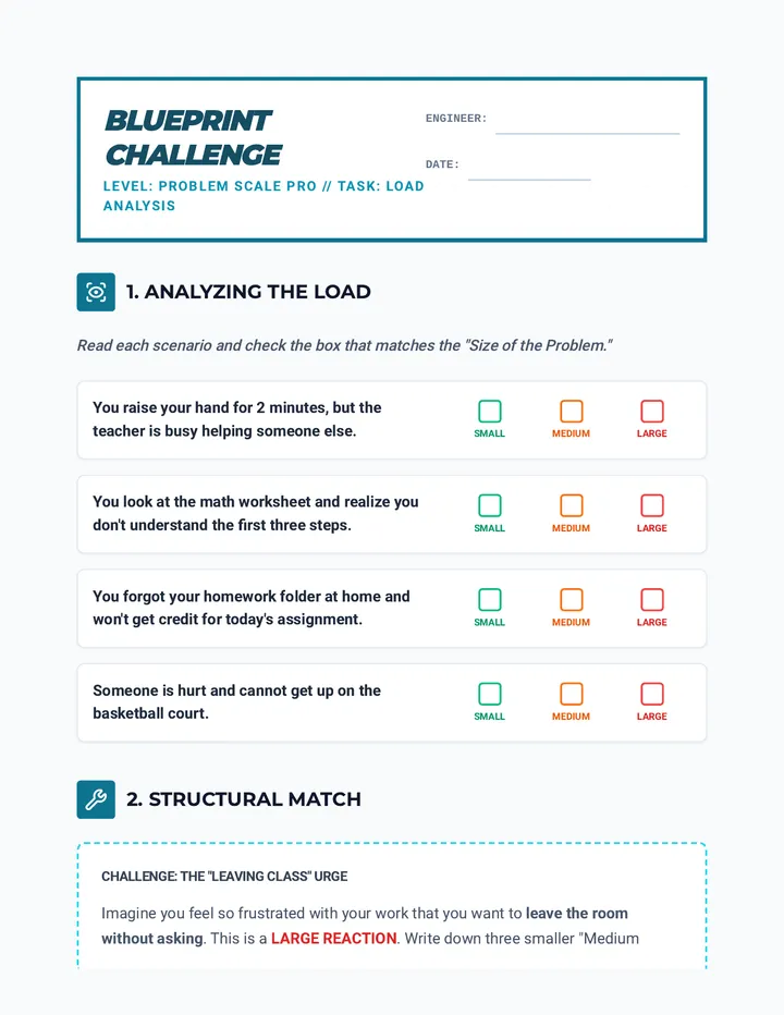 Blueprint Challenge Worksheet