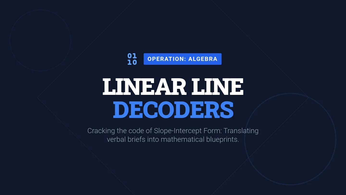 Linear Line Decoder Slides