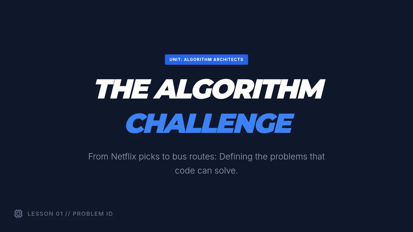 Algorithm Challenge Slides