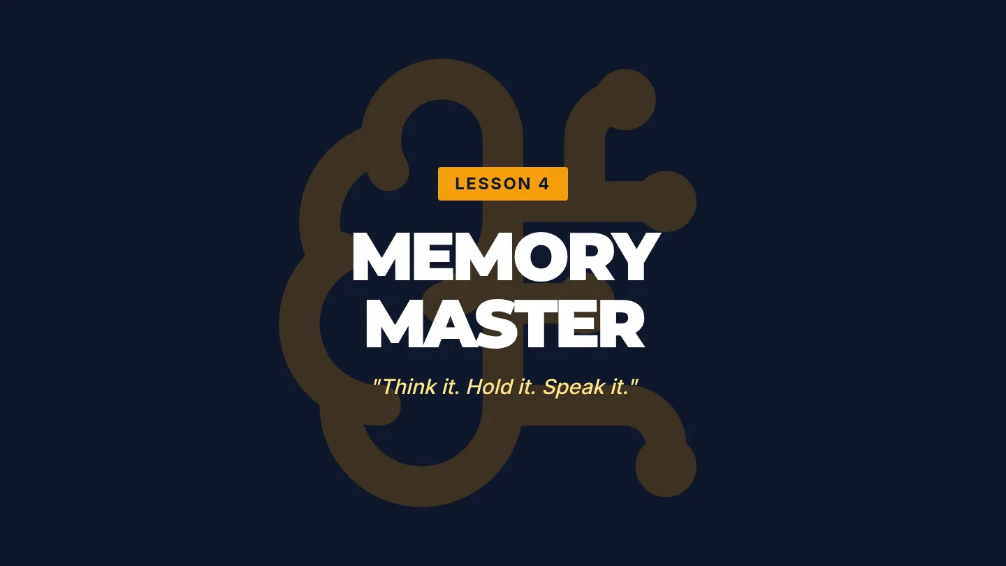 Memory Master Slides