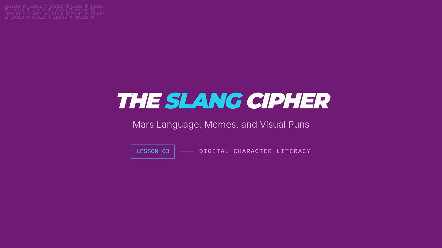 Slang Cipher Slides