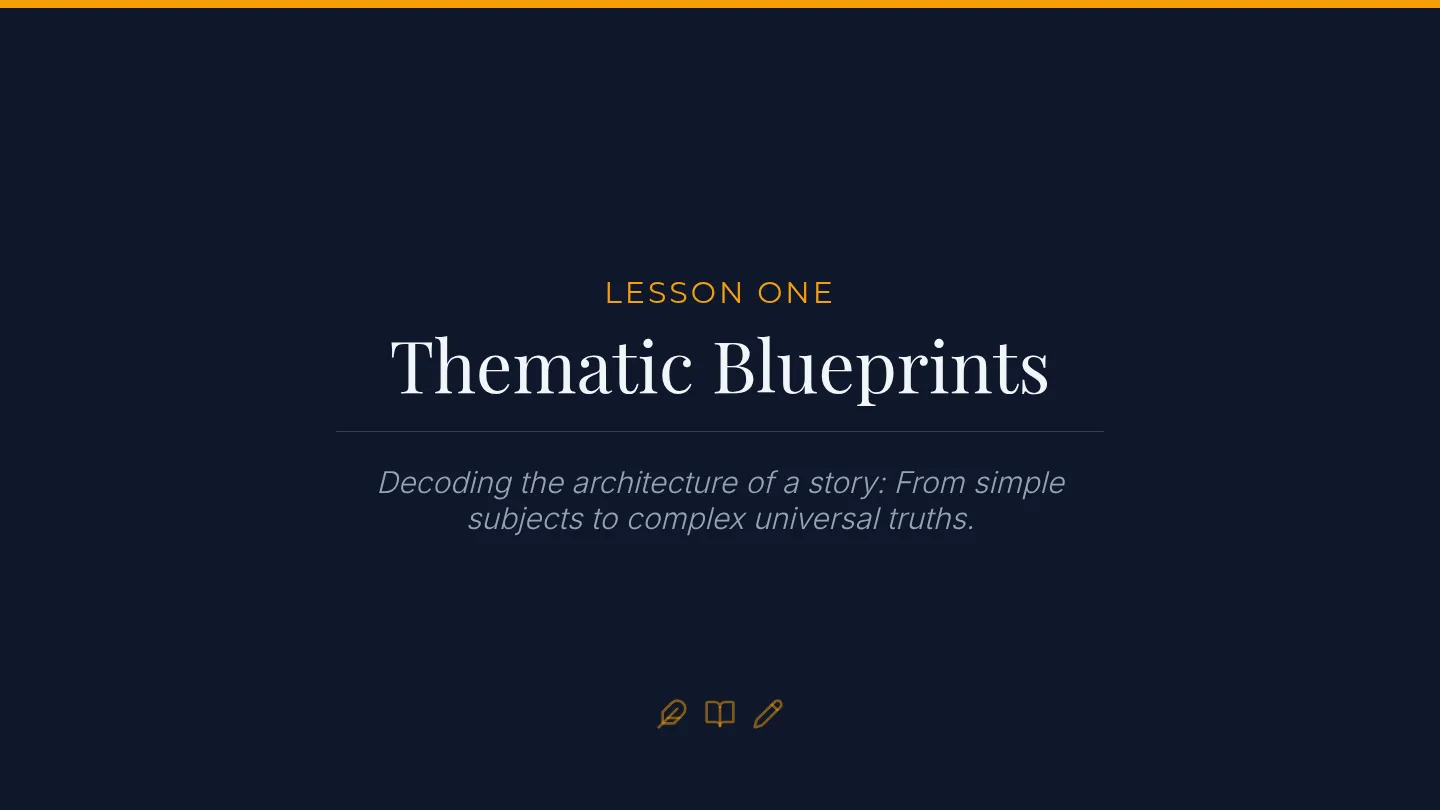 Thematic Blueprints Slides