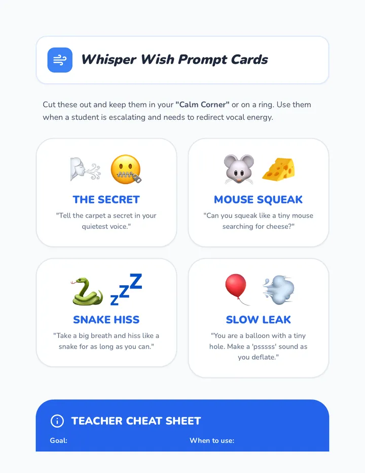 Whisper Wish Prompts