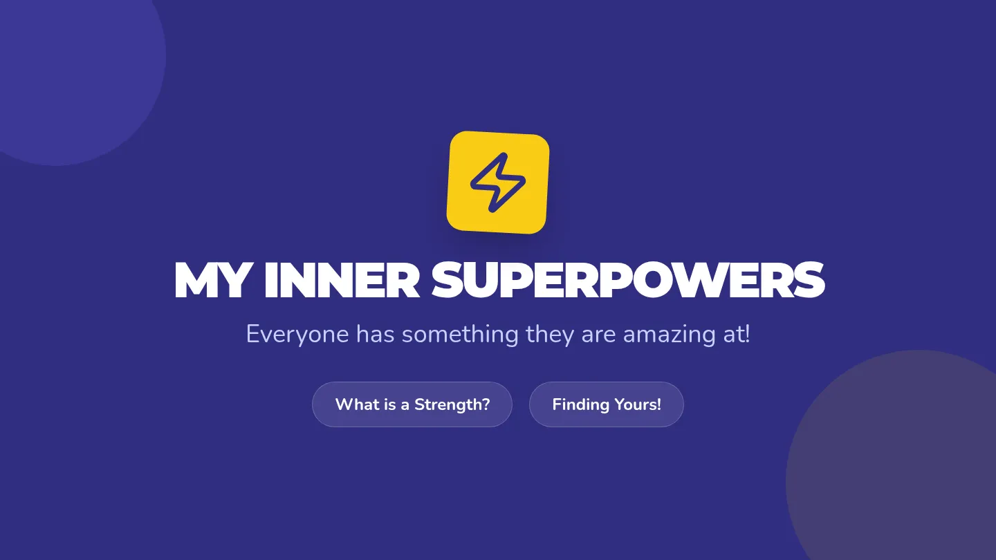 Superpower Strengths Slides