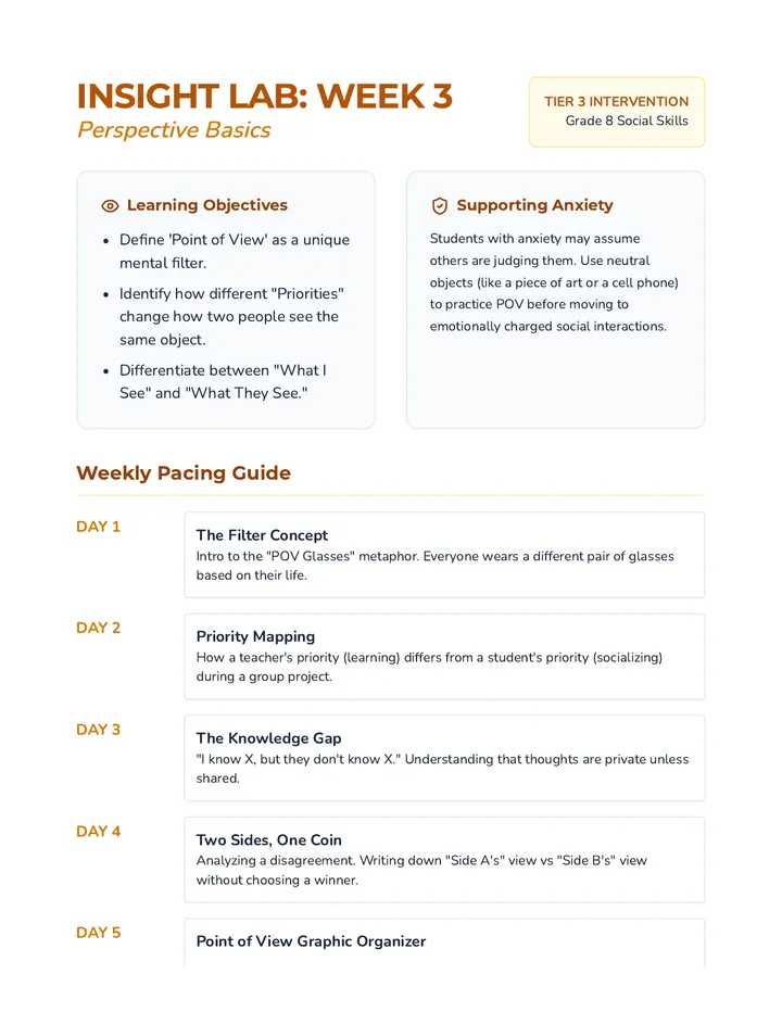 Week 3 Perspective Filter Organizer