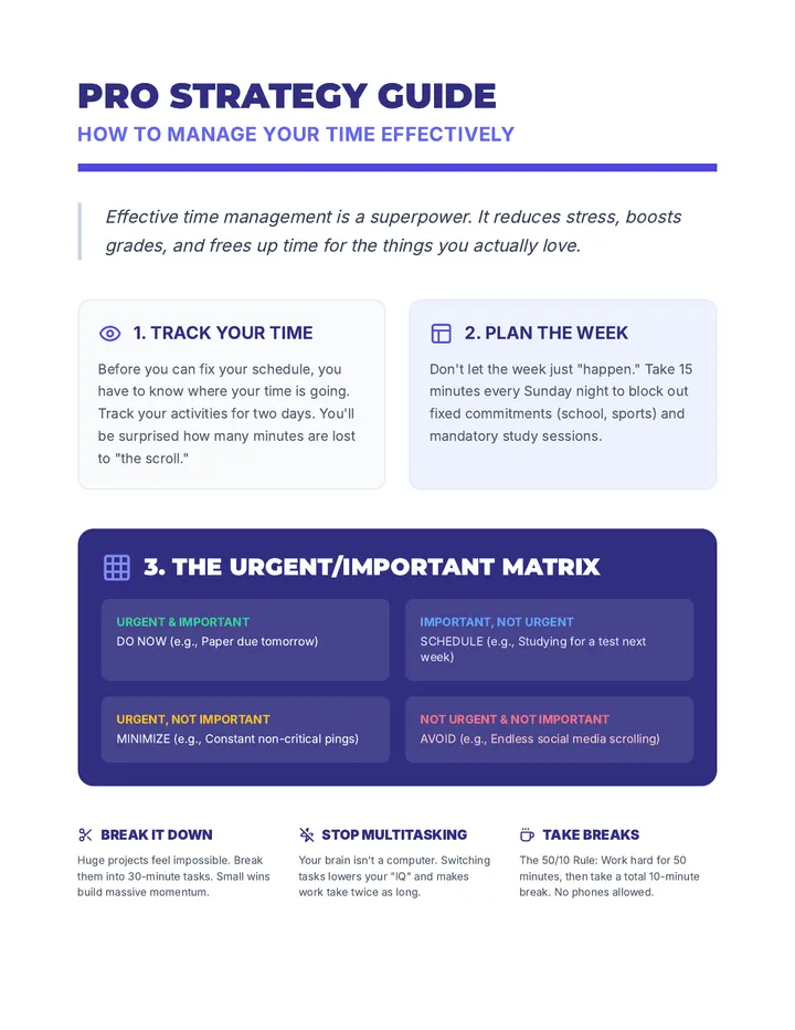 Time Management Pro Guide