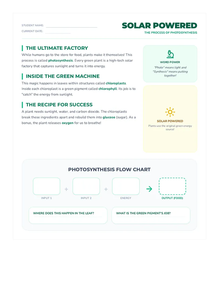 Green Machine Reading Guide