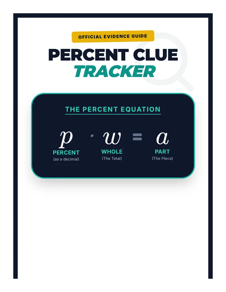 Percent Clue Tracker Anchor Chart