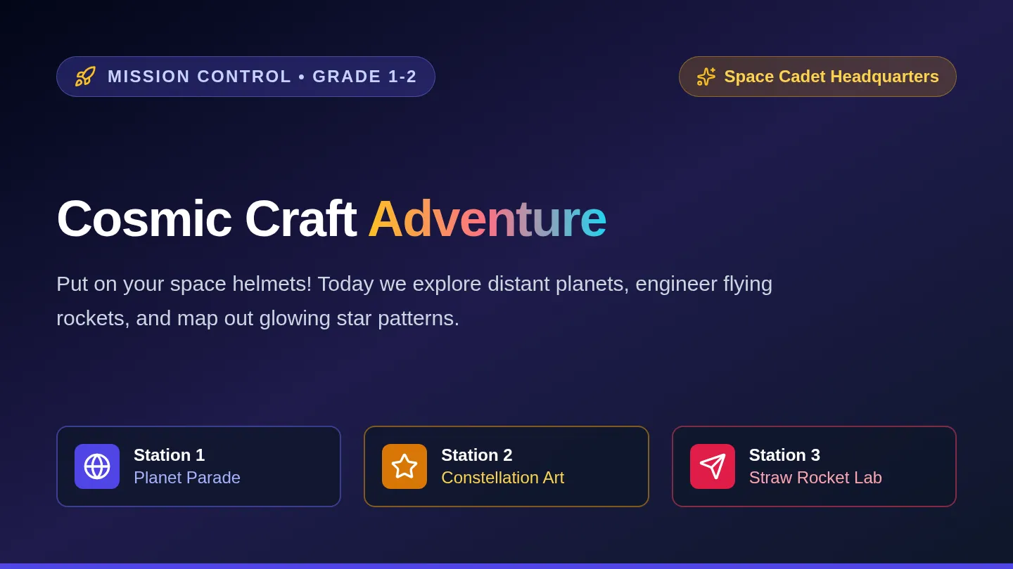 Cosmic Mission Slides