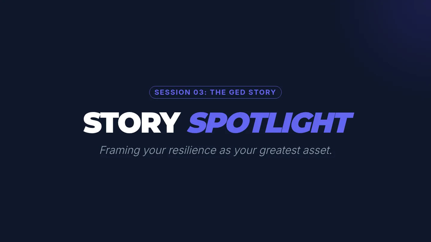 Story Spotlight Slides GED