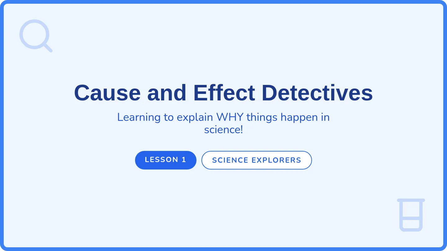 Cause and Effect Intro Slides
