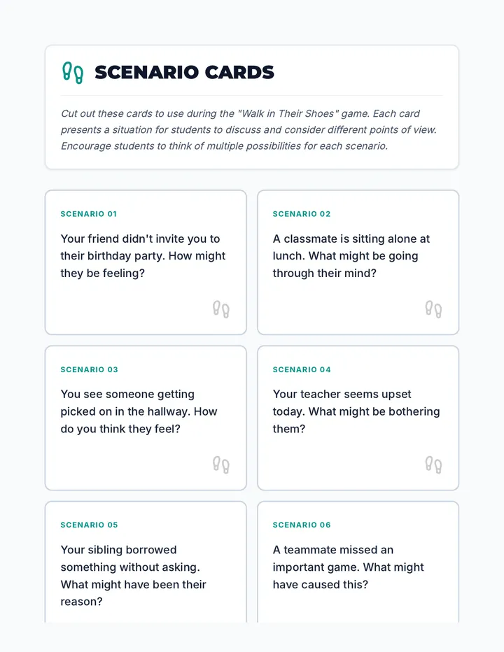 Perspective Scenario Cards