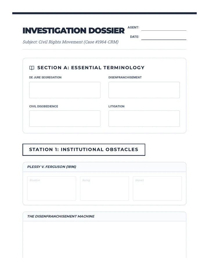Justice Gallery Case File Dossier B&W Optimized
