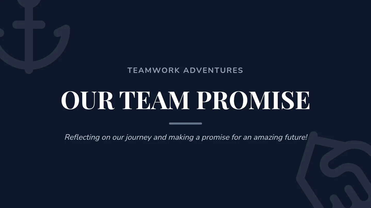 Our Team Promise Presentation