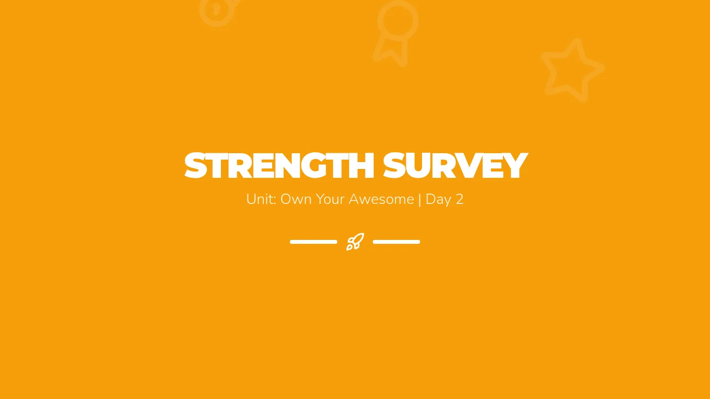 Strength Survey Slides