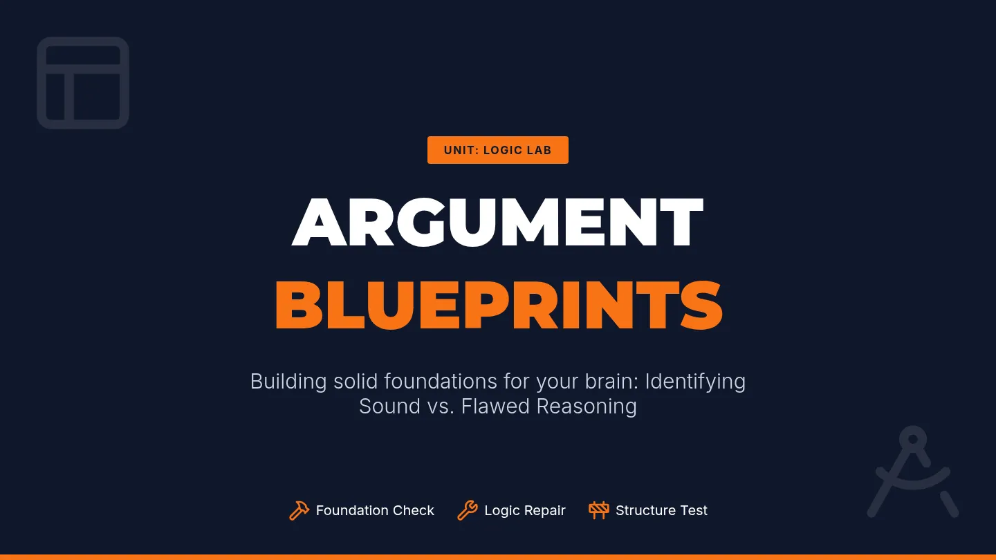 Argument Blueprint Slides