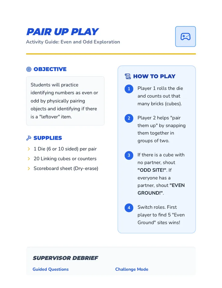 Dice Duel Activity Guide-2nd