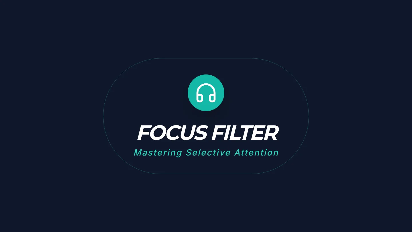 Focus Filter Slides
