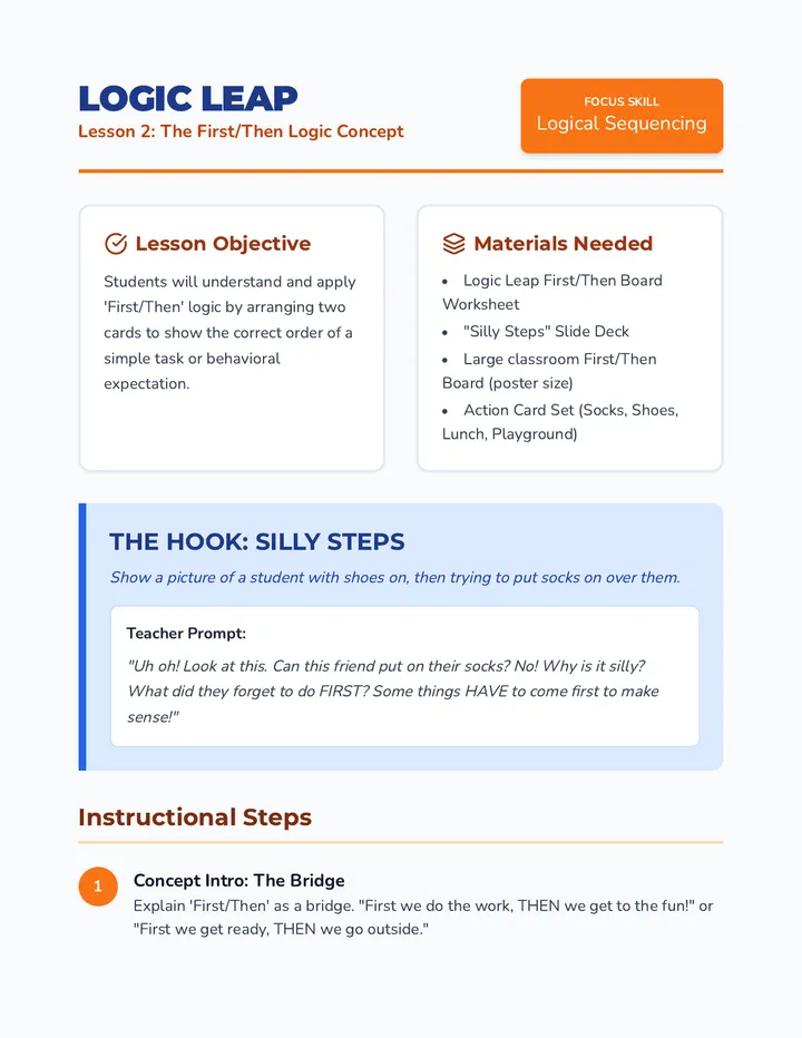 Logic Leap Teacher Guide