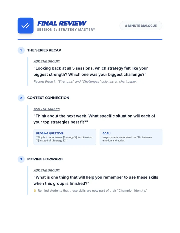 Session 5 Discussion Guide