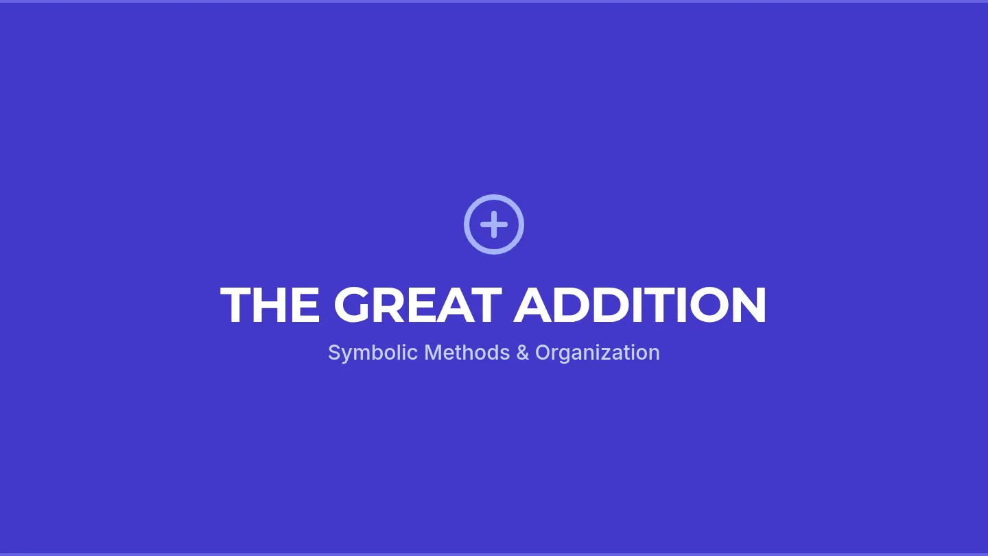 Addition Slides
