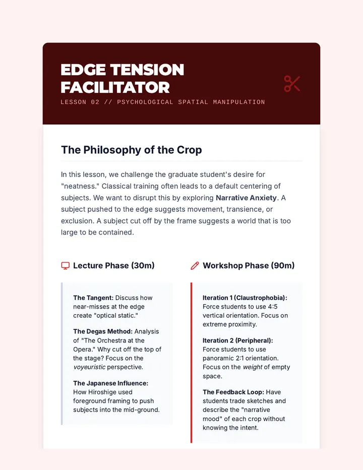Edge Tension Teacher Guide