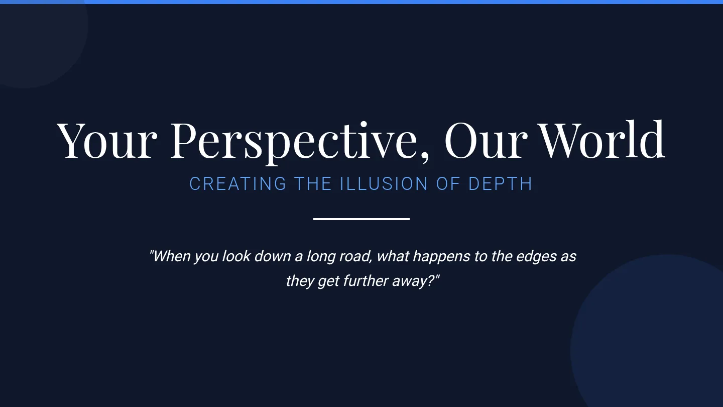 Perspective Drawing Slide Deck
