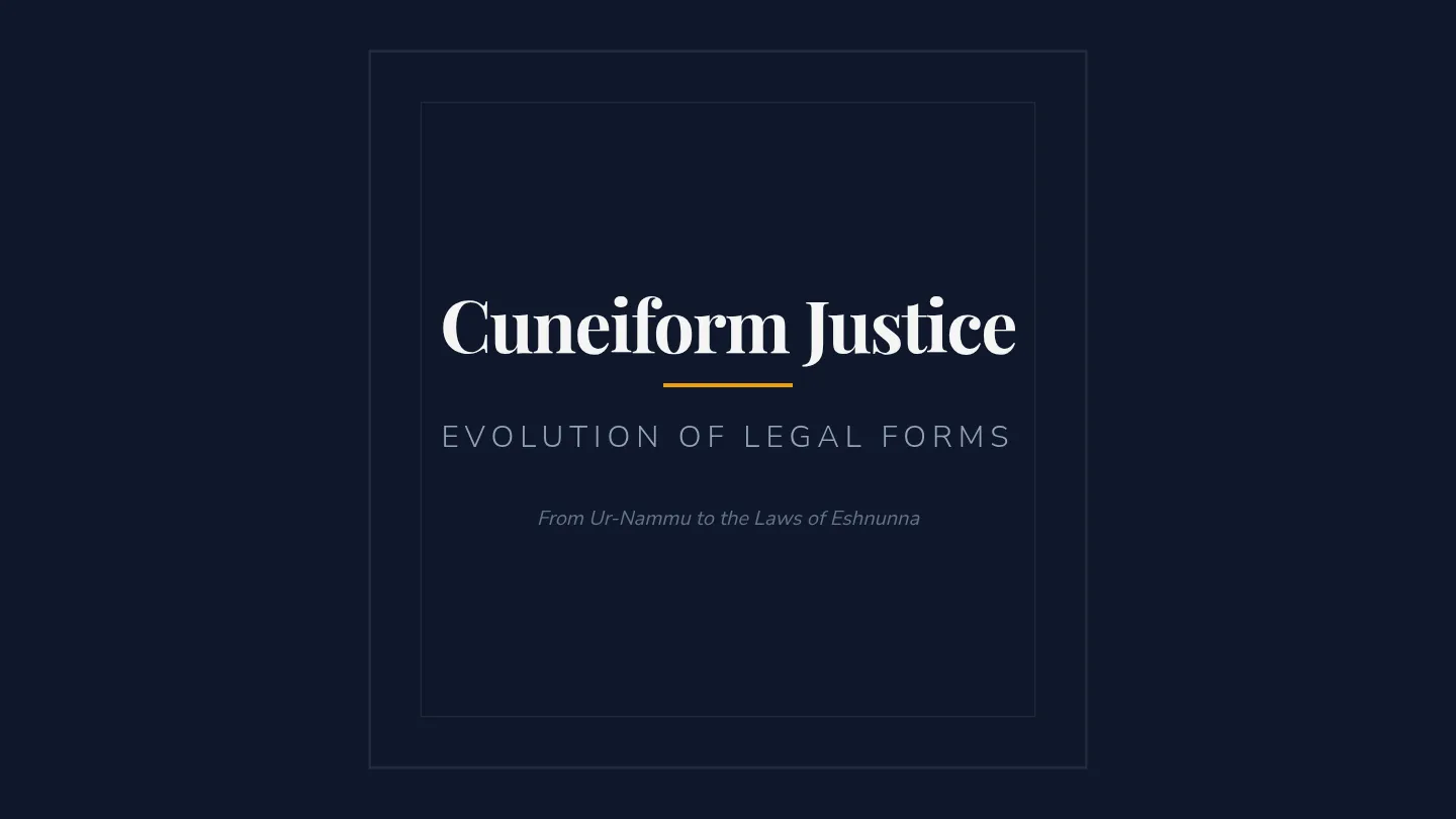 Evolution of Legal Forms Slides