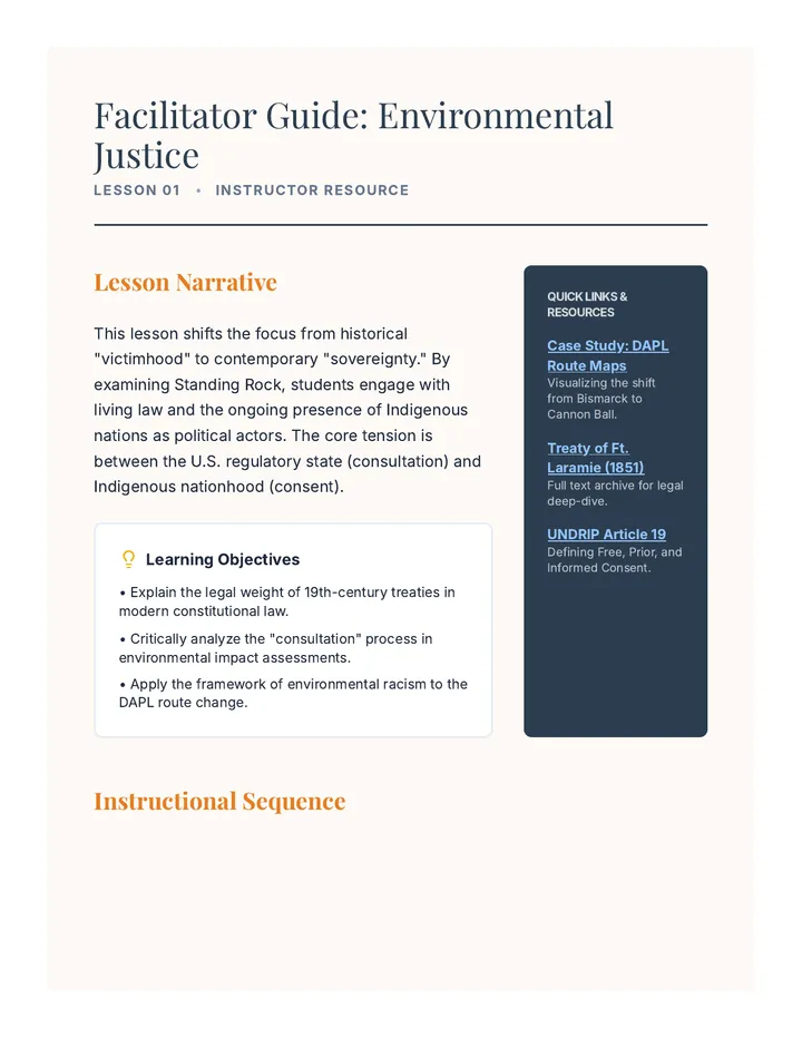Environmental Justice Facilitator Guide