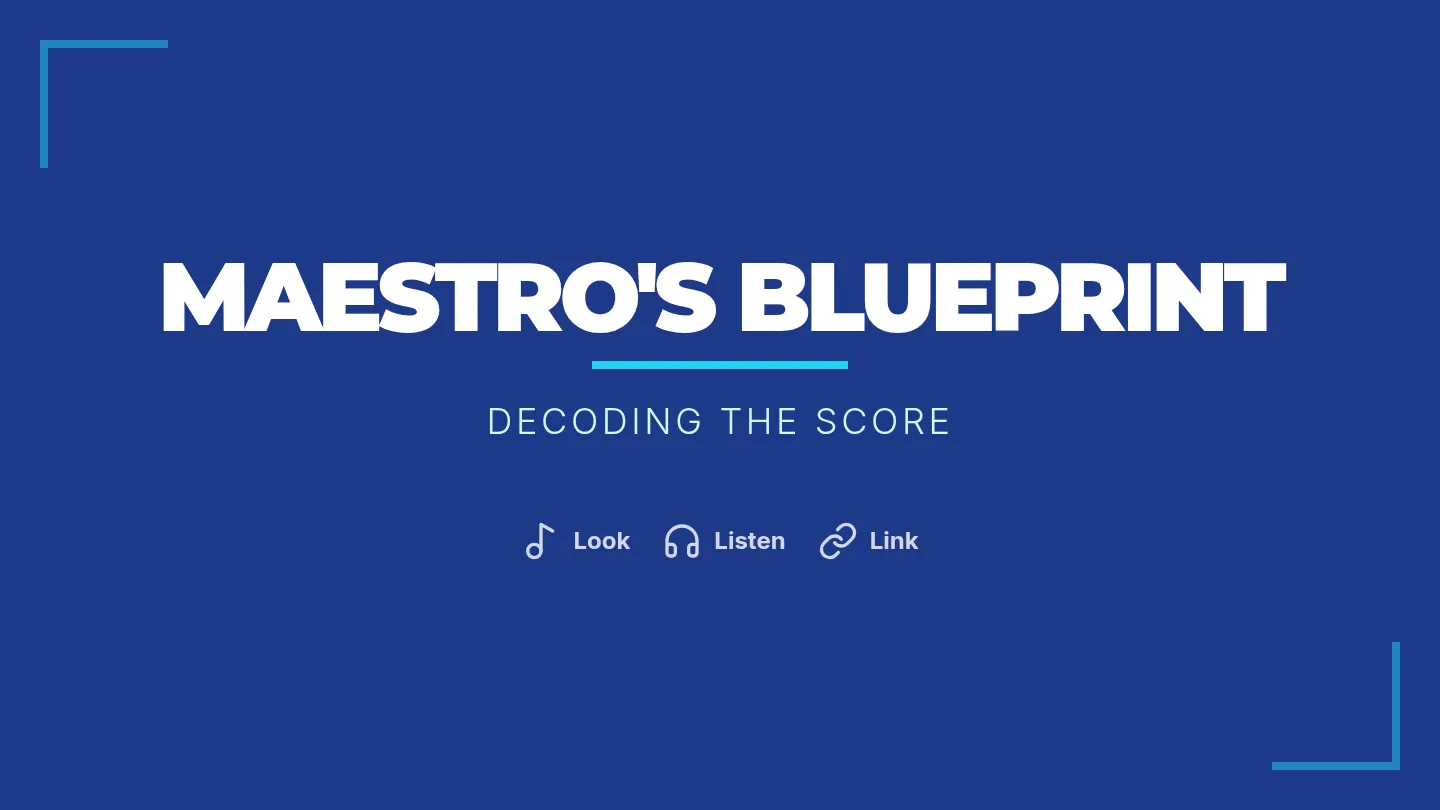 Maestros Blueprint Slides