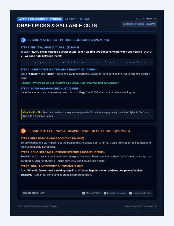 Week 1 Coaching Guide