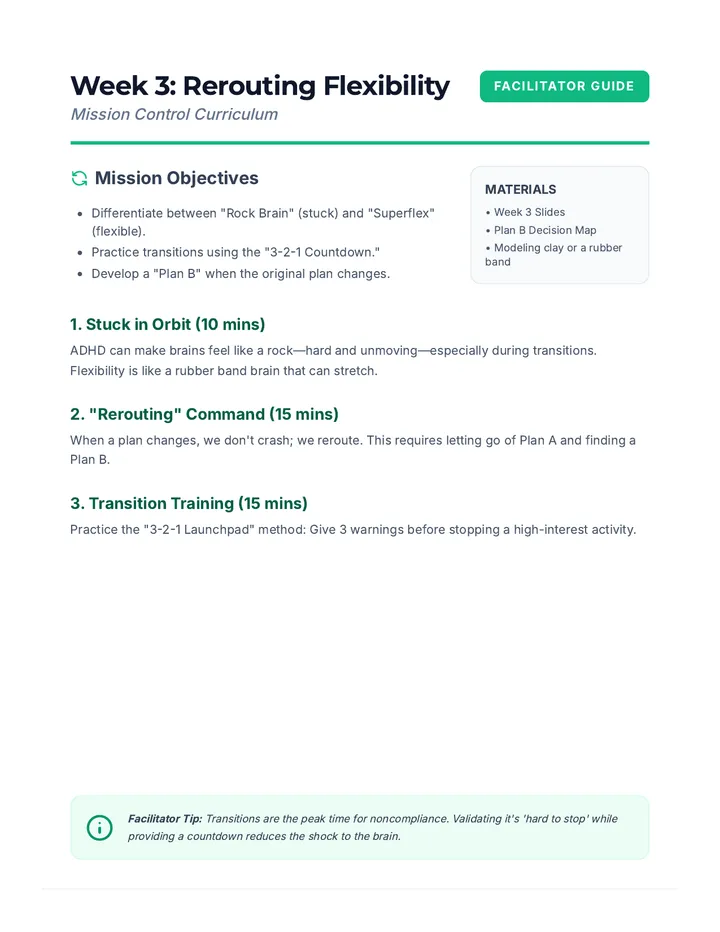 Week 3 Mission Materials