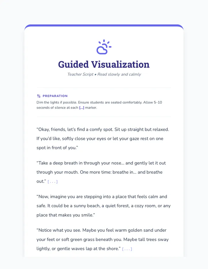 Guided Visualization Script