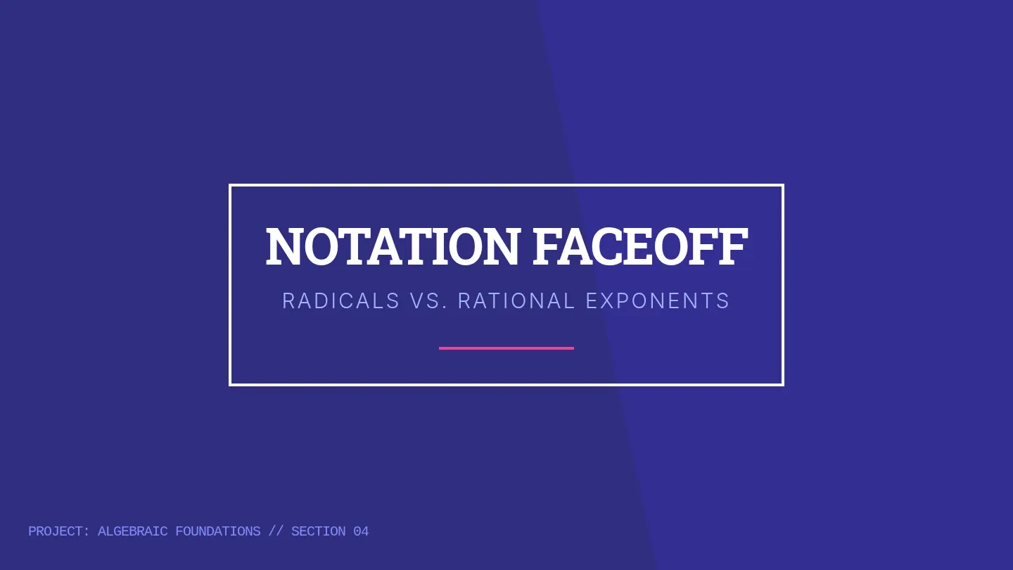 Notation Faceoff Slides