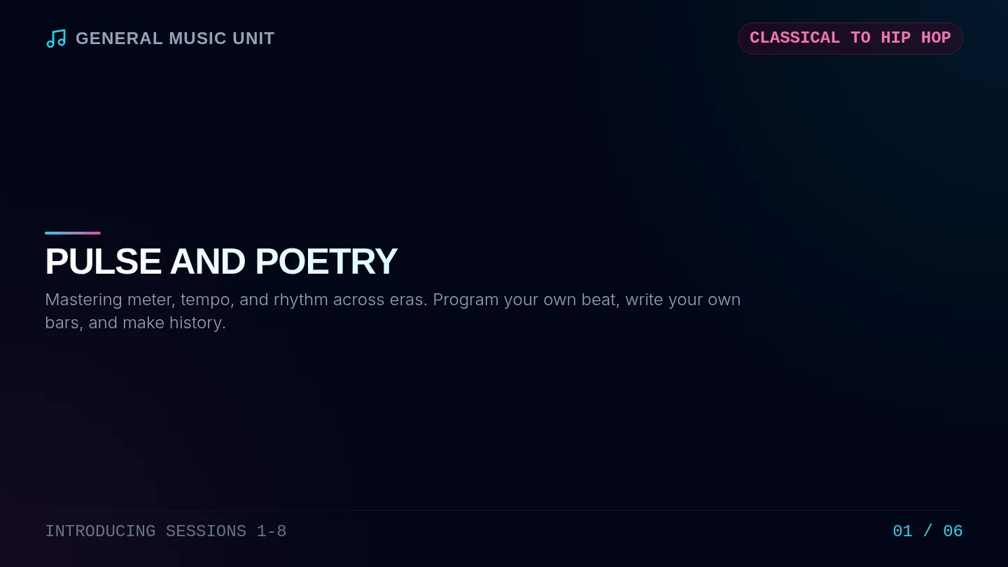 Pulse and Poetry Slides