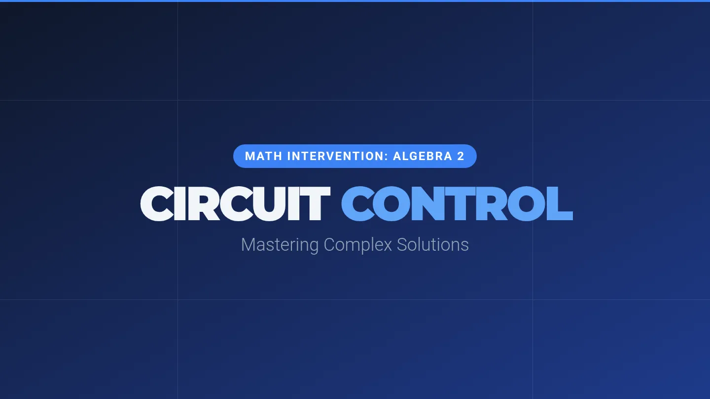 Circuit Control Slides