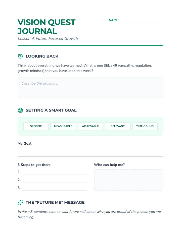 Vision Quest Journal